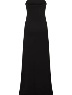 Vestito in crepe senza spallini Angelique