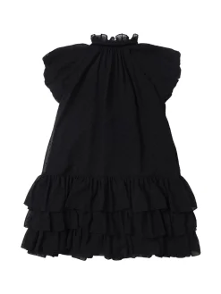 Vestito in georgette a pois