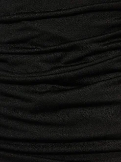 Vestito in jersey sablé drappeggiato