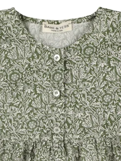 Vestito in misto cotone stampato