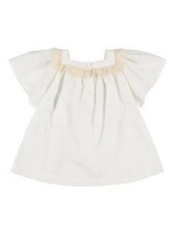 Vestito in misto lino