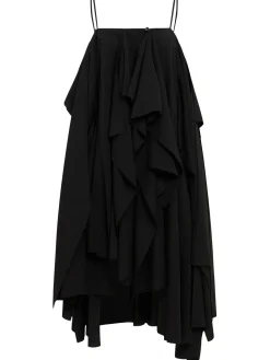 Vestito in misto rayon a strati
