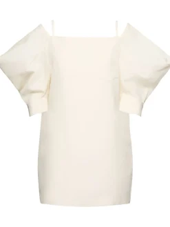 Vestito in popeline di cotone e seta