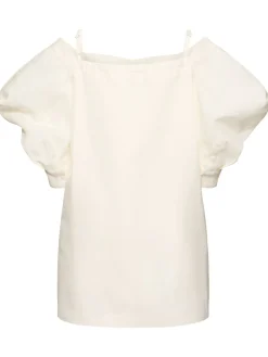 Vestito in popeline di cotone e seta