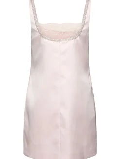 Vestito in raso con fiocco
