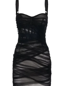 Vestito in tulle stretch
