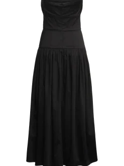 Vestito Lauryn in cotone stretch senza spalline