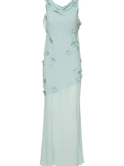 Vestito lungo Darly con fiori
