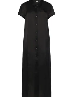 Vestito lungo Effy in organza di misto seta