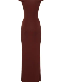 Vestito lungo Exclusive LVR in viscosa e seta