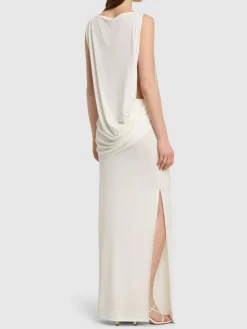 Vestito lungo La Robe Peplo Longue drappeggiato