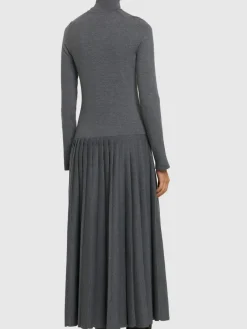 Vestito lungo Lisette in maglia di misto lana