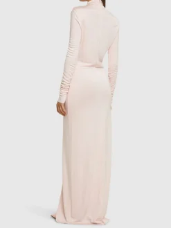Vestito lungo Norla in interlock