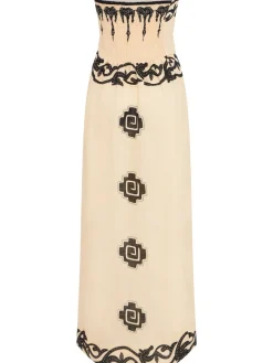 Vestito lungo senza spallini Linen Ancient