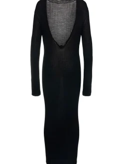 Vestito lungo Sigrid in lana fine