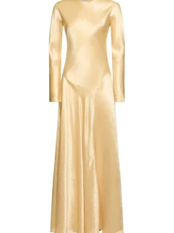 Vestito lungo Yara in raso