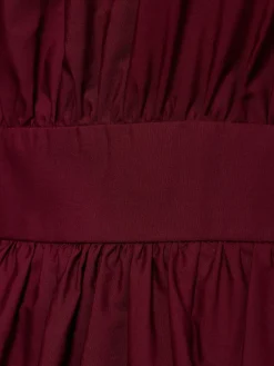 Vestito midi Ahmose in popeline di cotone