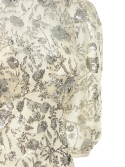 Vestito midi con paillettes