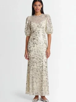 Vestito midi con paillettes