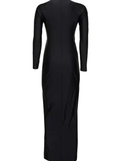Vestito midi in jersey Rashguard