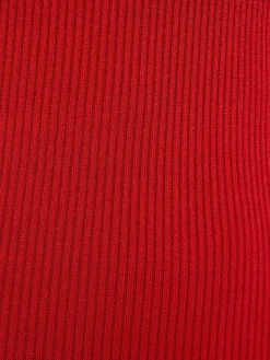 Vestito midi in maglia di viscosa stretch
