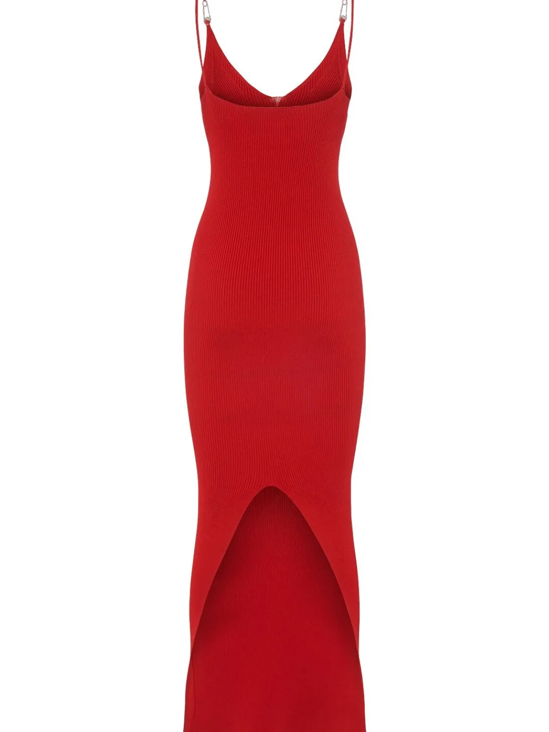 Vestito midi in maglia di viscosa stretch