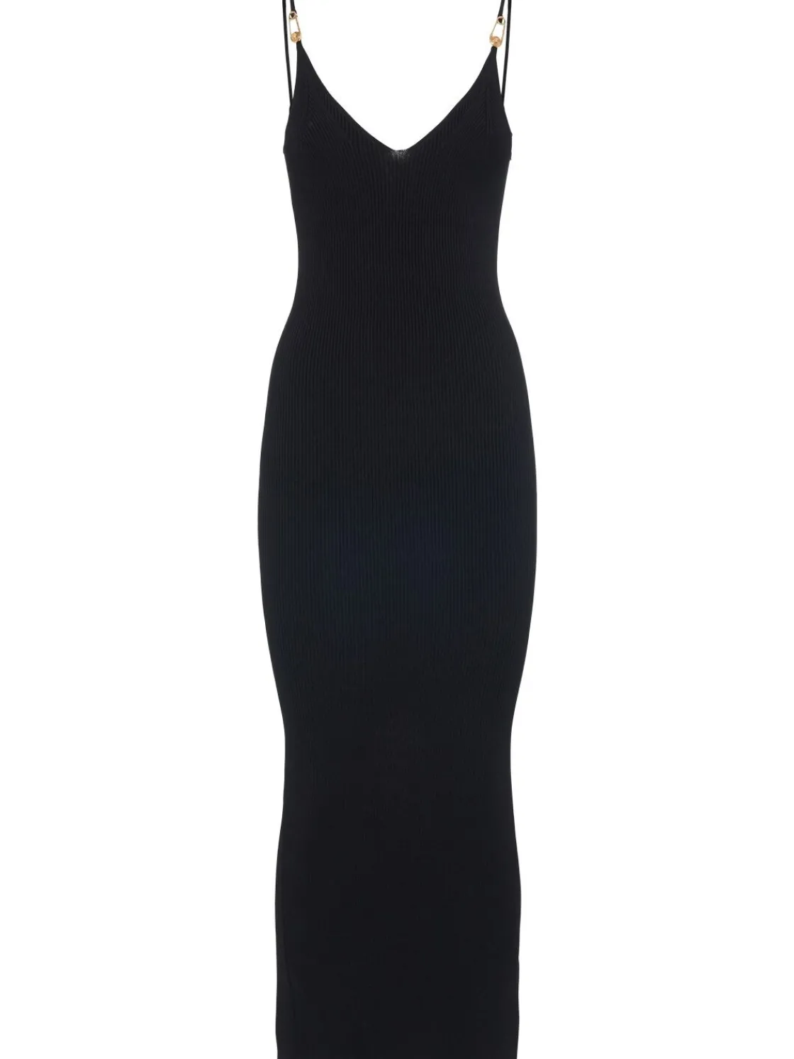 Vestito midi in maglia di viscosa stretch