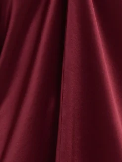 Vestito midi in raso Lucina