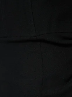 Vestito midi in seta e lana