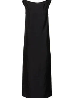 Vestito midi Moun in seta drappeggiata