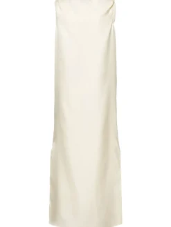 Vestito midi Moun in seta drappeggiata