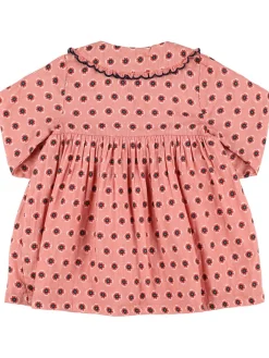 Vestito Mina in garza di cotone stampato