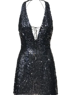 Vestito mini Alba con paillettes