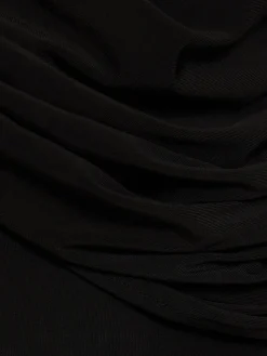 Vestito mini in jersey di viscosa con rose