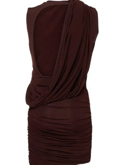 Vestito mini in jersey drappeggiato