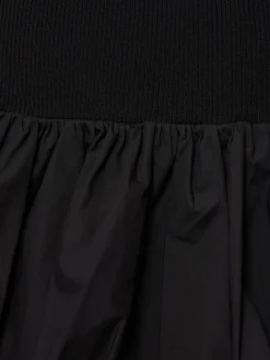 Vestito mini in maglia di misto viscosa a costine