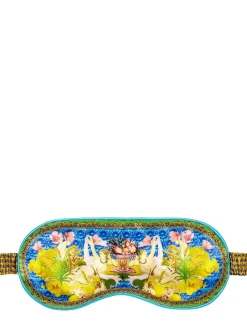 Virgo printed silk sleep mask