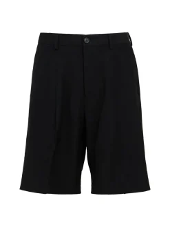 Viscose & linen shorts