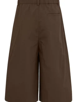 Wide Bermuda pants