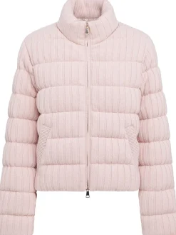 Wool & cashmere down cardigan jacket