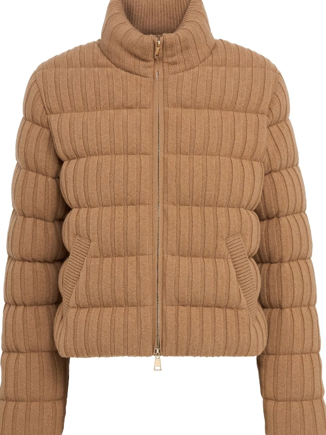 Wool & cashmere down cardigan jacket