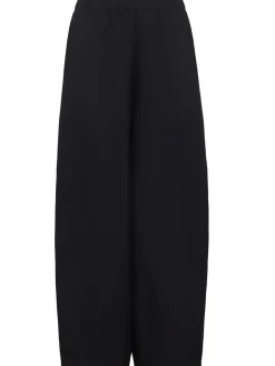 Wool wide pants