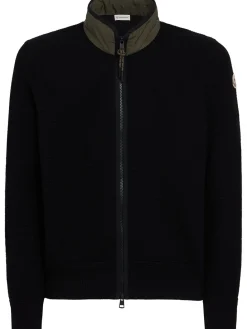 Zip-up cotton track jacket
